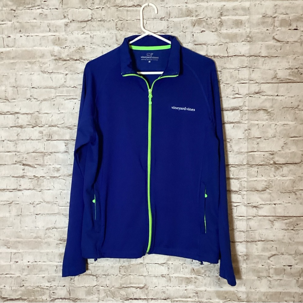 Vineyard Vines royal blue Performance zip up jacket